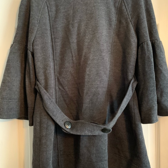 INC International Concepts Women’s Dark Gray Pea Coat Jacket Size Large - Picture 6 of 17